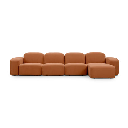 Muse 4 Seat RAF Chaise Sofa