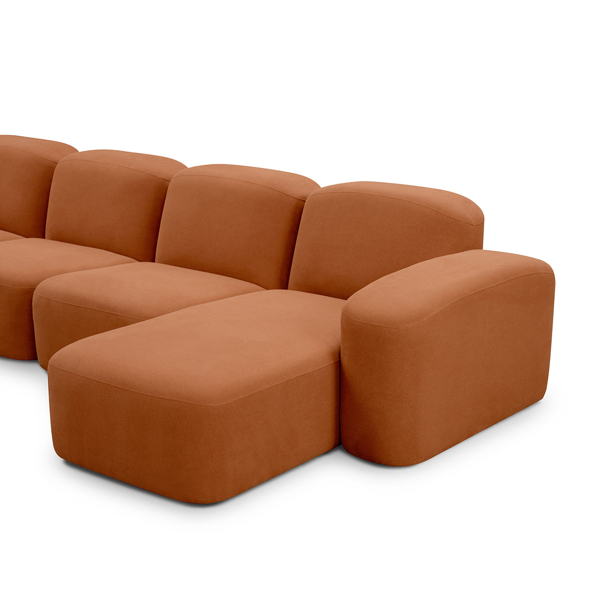 Muse 4 Seat RAF Chaise Sofa