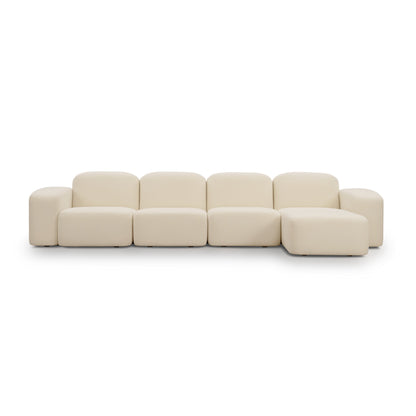 Muse 4 Seat RAF Chaise Sofa