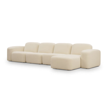 Muse 4 Seat RAF Chaise Sofa