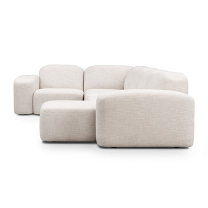 Muse 5 Piece RAF Chaise Modular Sofa