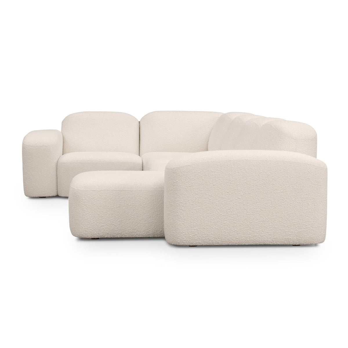 Muse 5 Piece RAF Chaise Modular Sofa