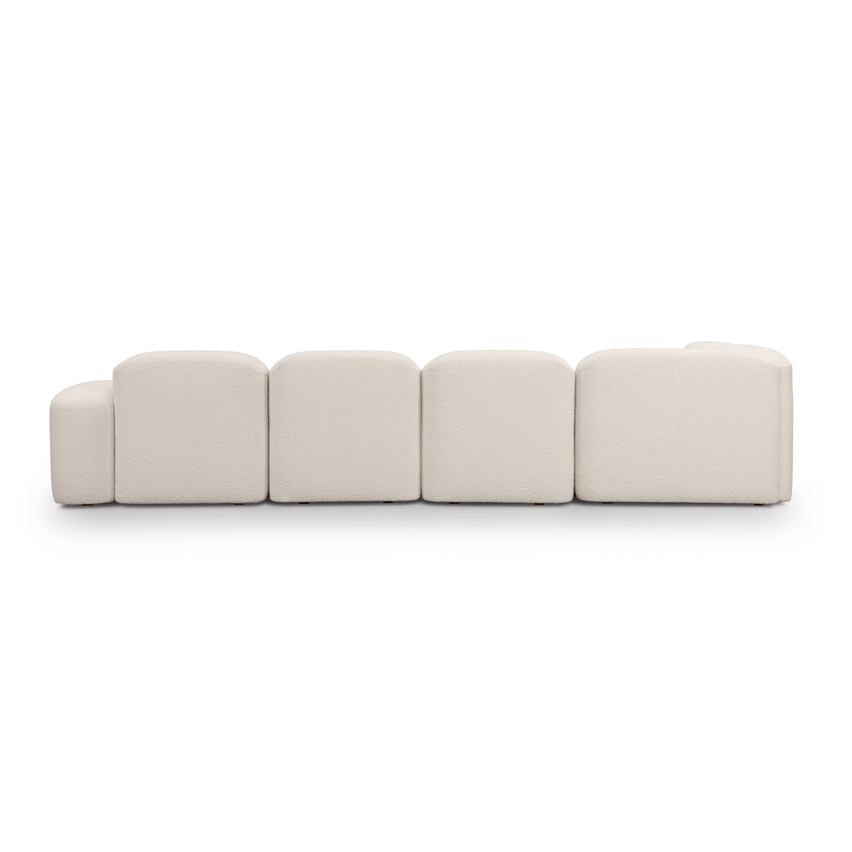 Muse 5 Piece RAF Chaise Modular Sofa