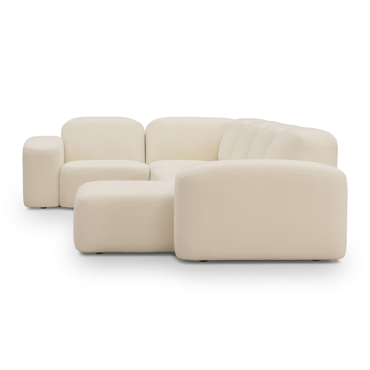 Muse 5 Piece RAF Chaise Modular Sofa