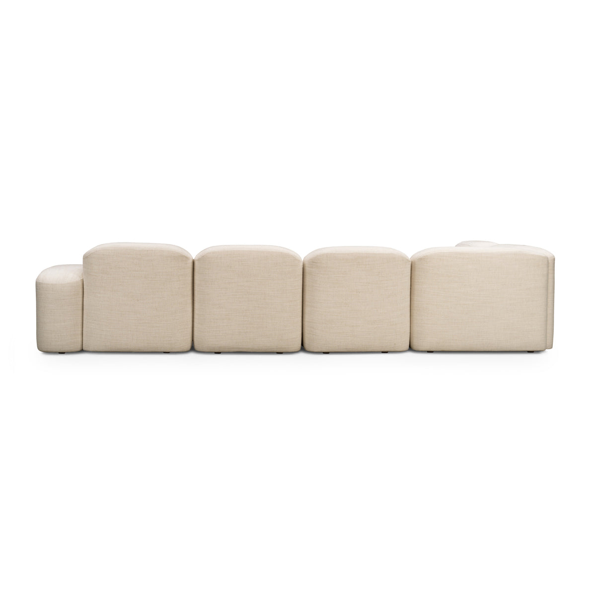 Muse 5 Piece RAF Chaise Modular Sofa