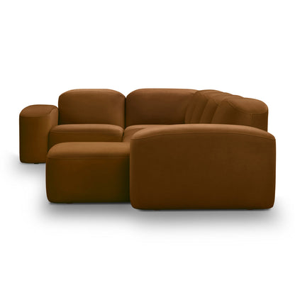 Muse 5 Piece RAF Chaise Modular Sofa