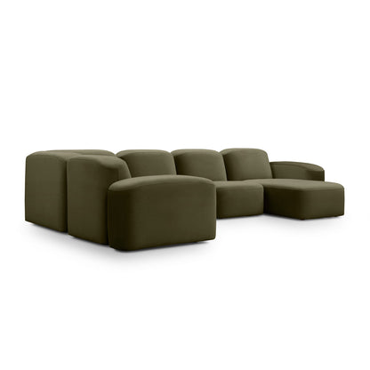 Muse 5 Piece RAF Chaise Modular Sofa
