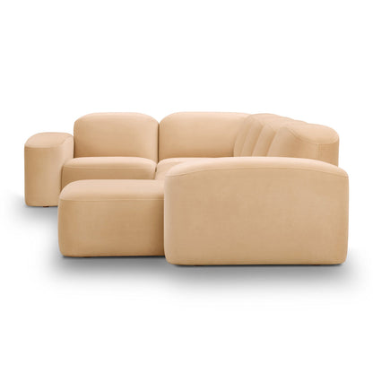 Muse 5 Piece RAF Chaise Modular Sofa