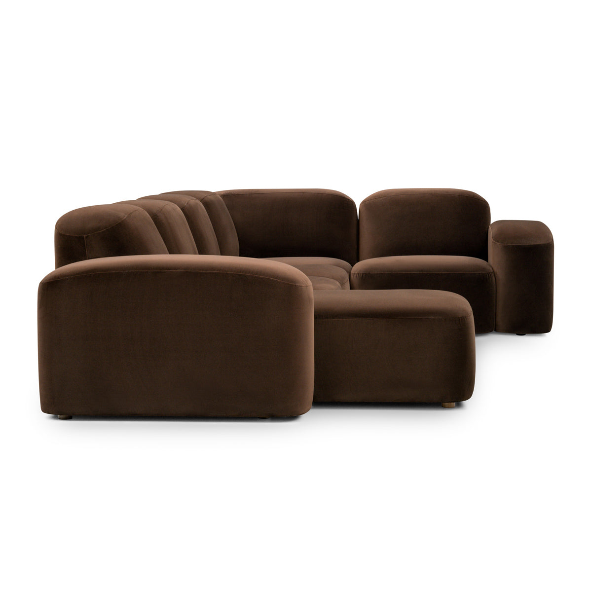 Muse 5 Piece RAF Chaise Modular Sofa