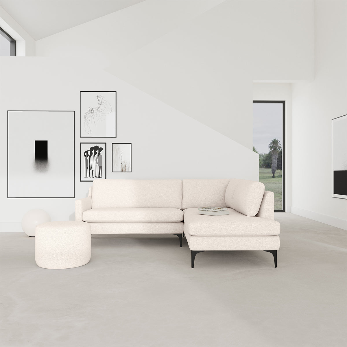 Astha Right Corner Sofa