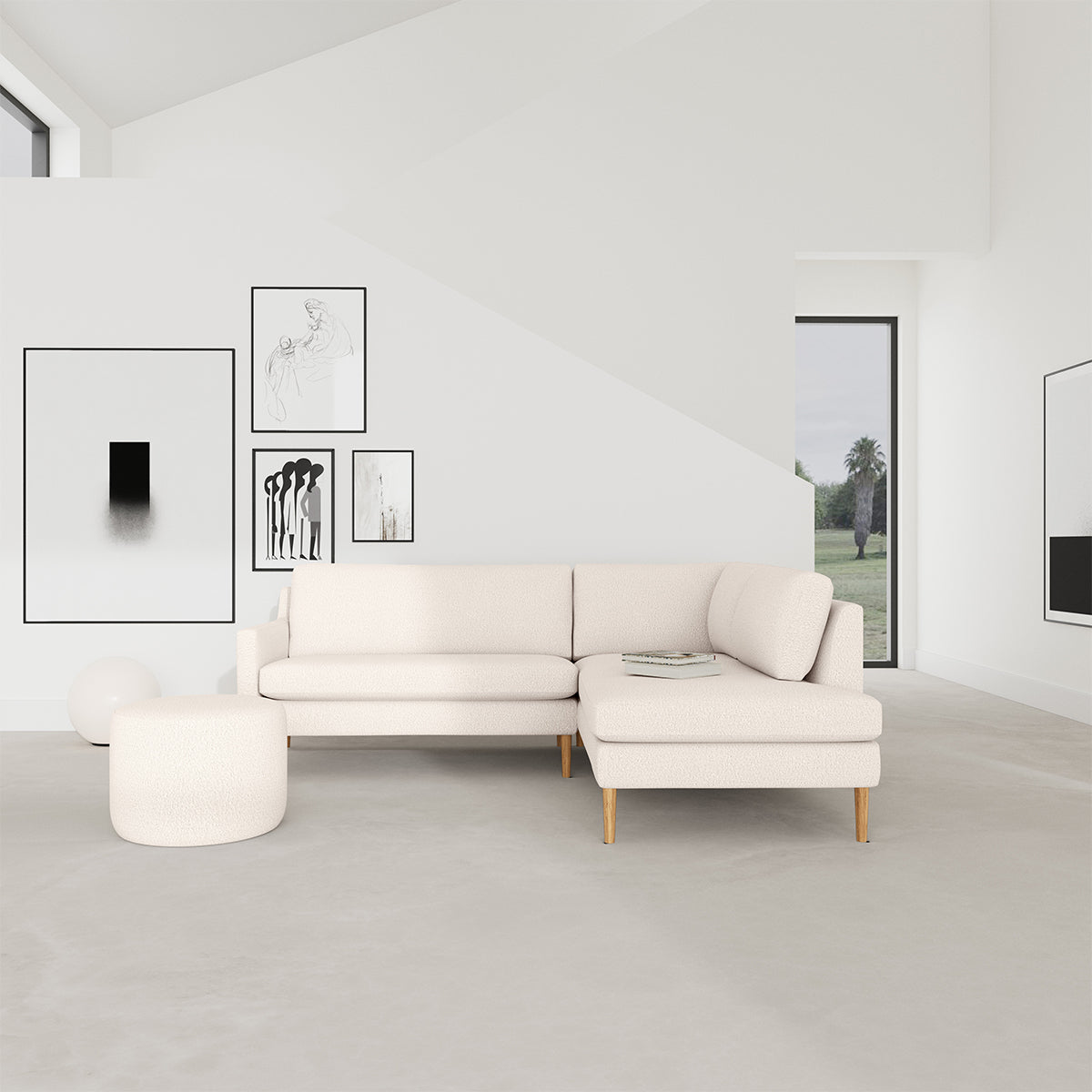 Astha Right Corner Sofa