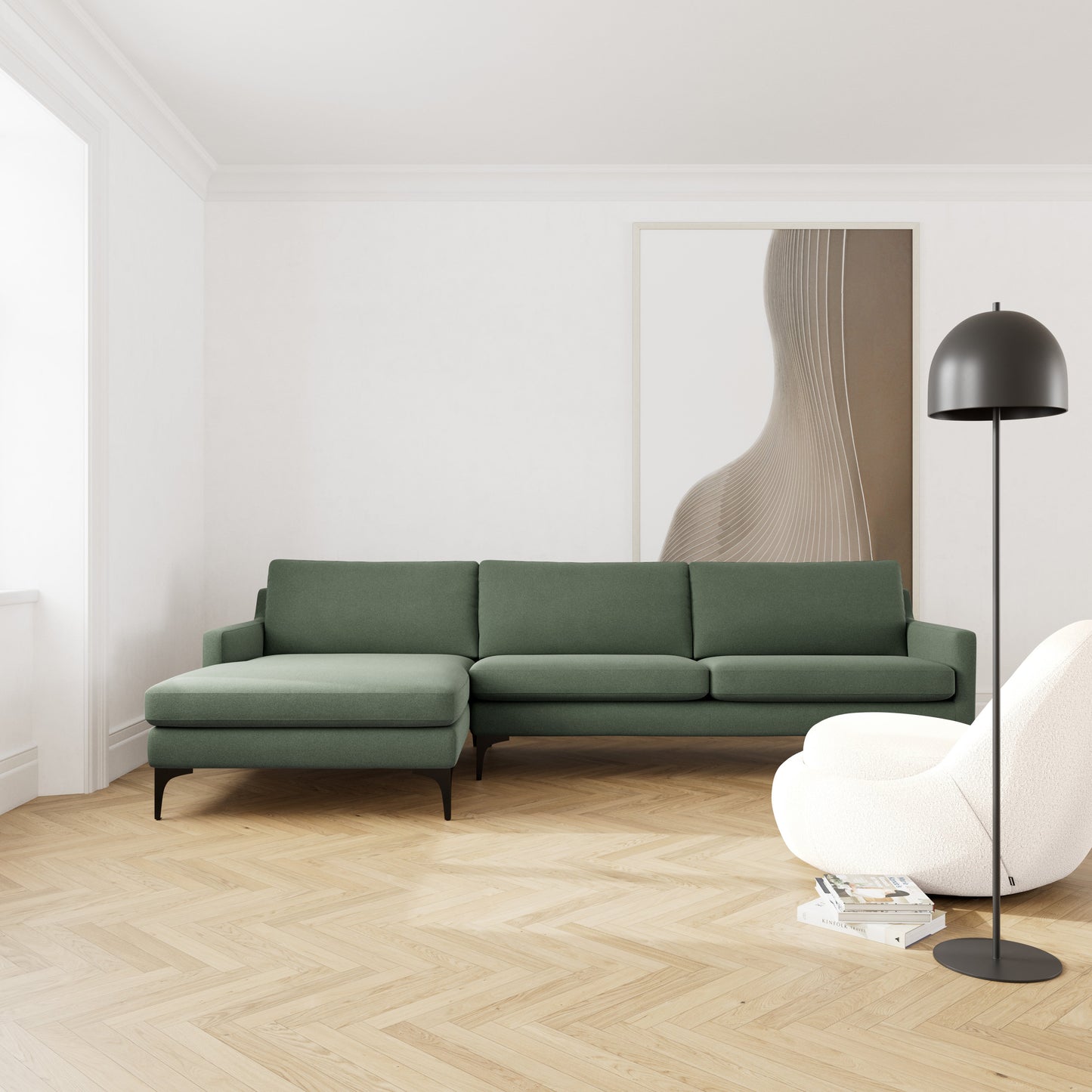 Astha Left Chaise Sofa