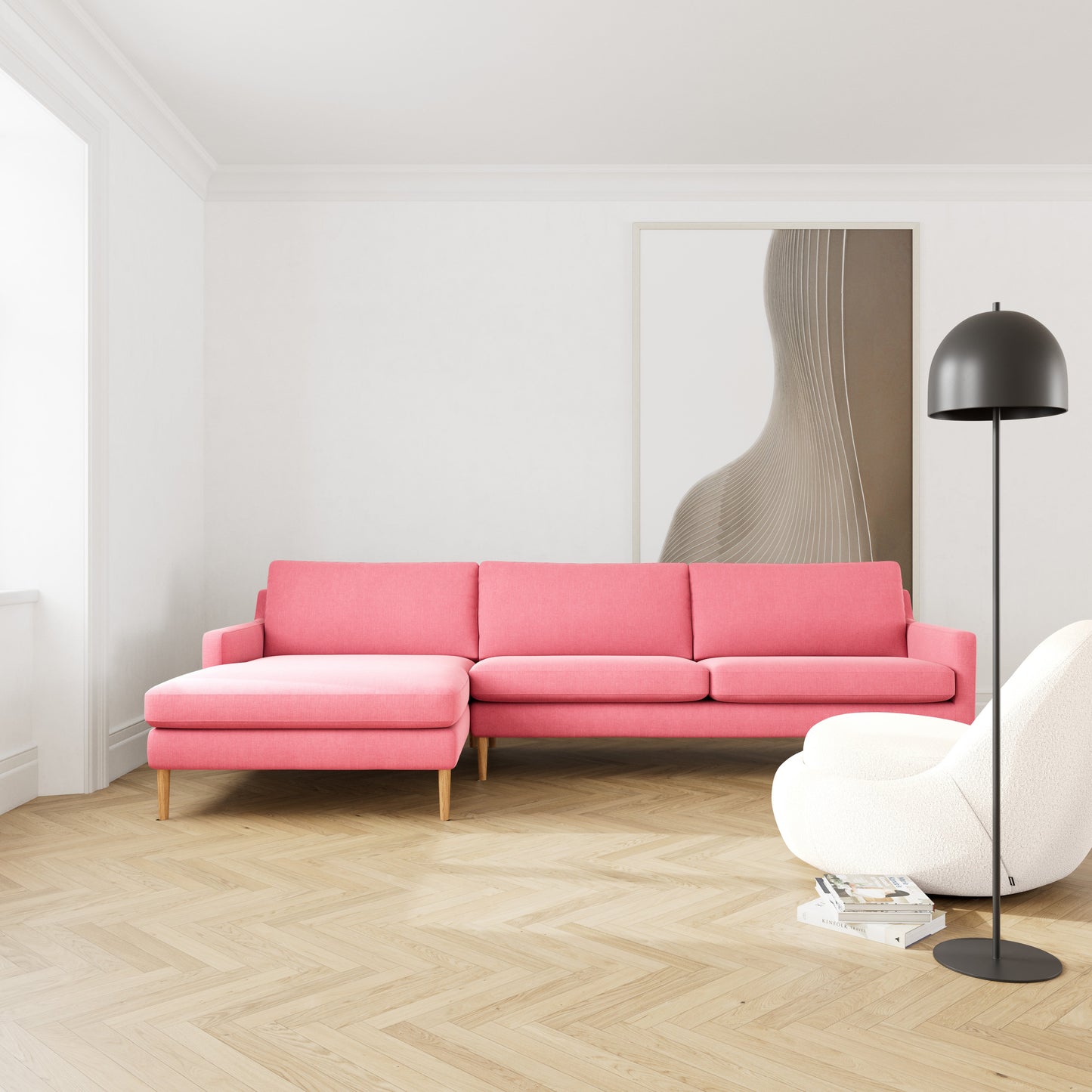 Astha Left Chaise Sofa