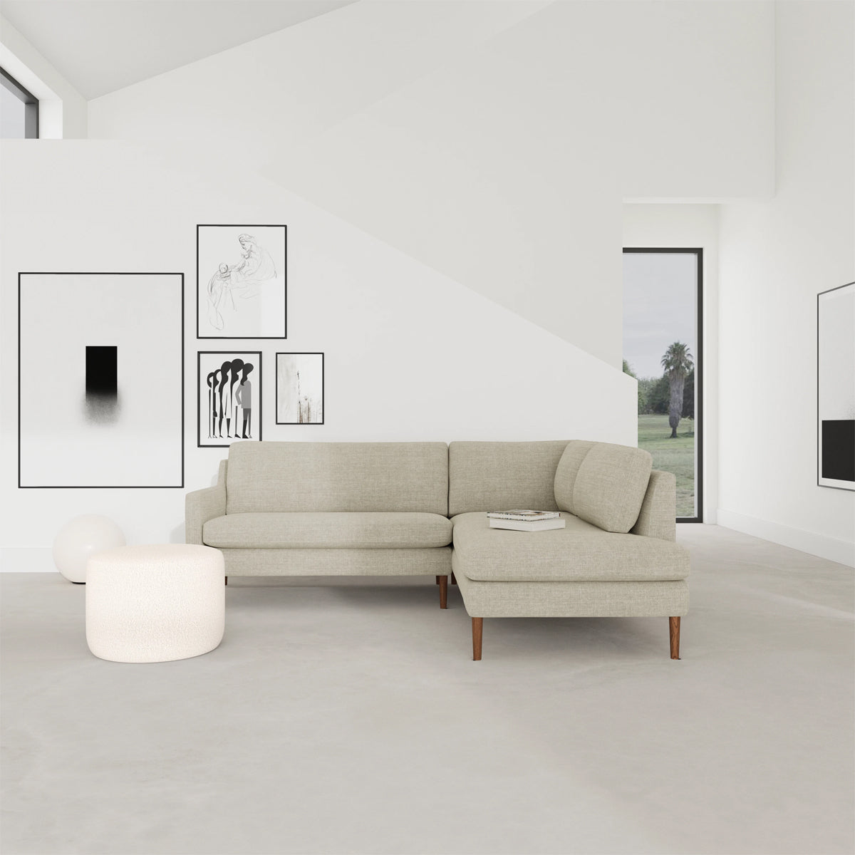 Astha Right Corner Sofa