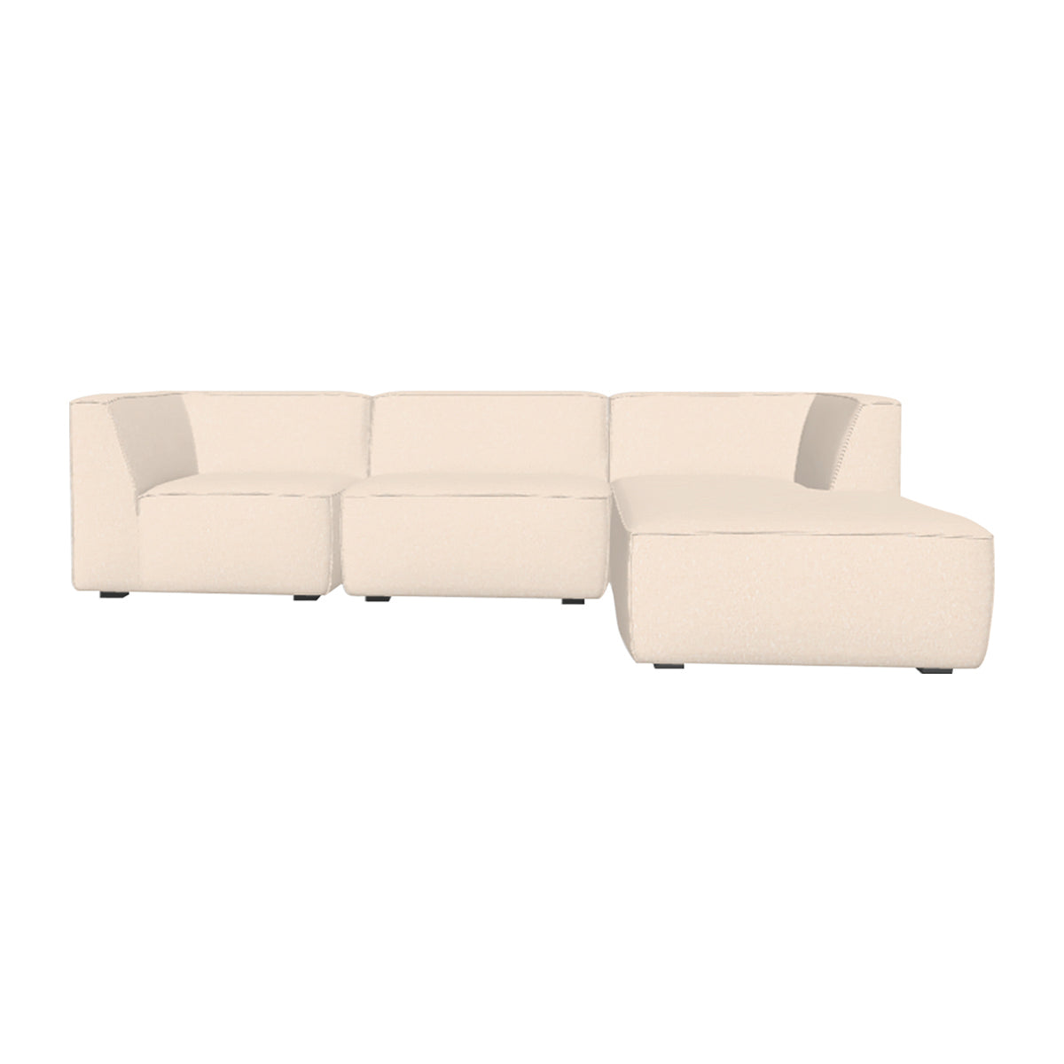 Dane 3 Seater Modular Right Chaise Sofa