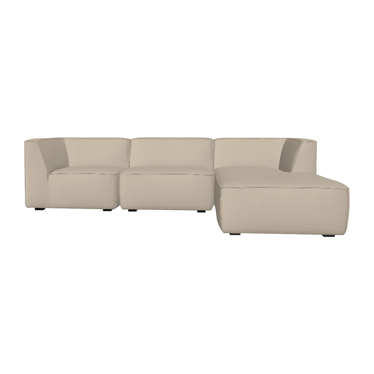 Dane 3 Seater Modular Right Chaise Sofa