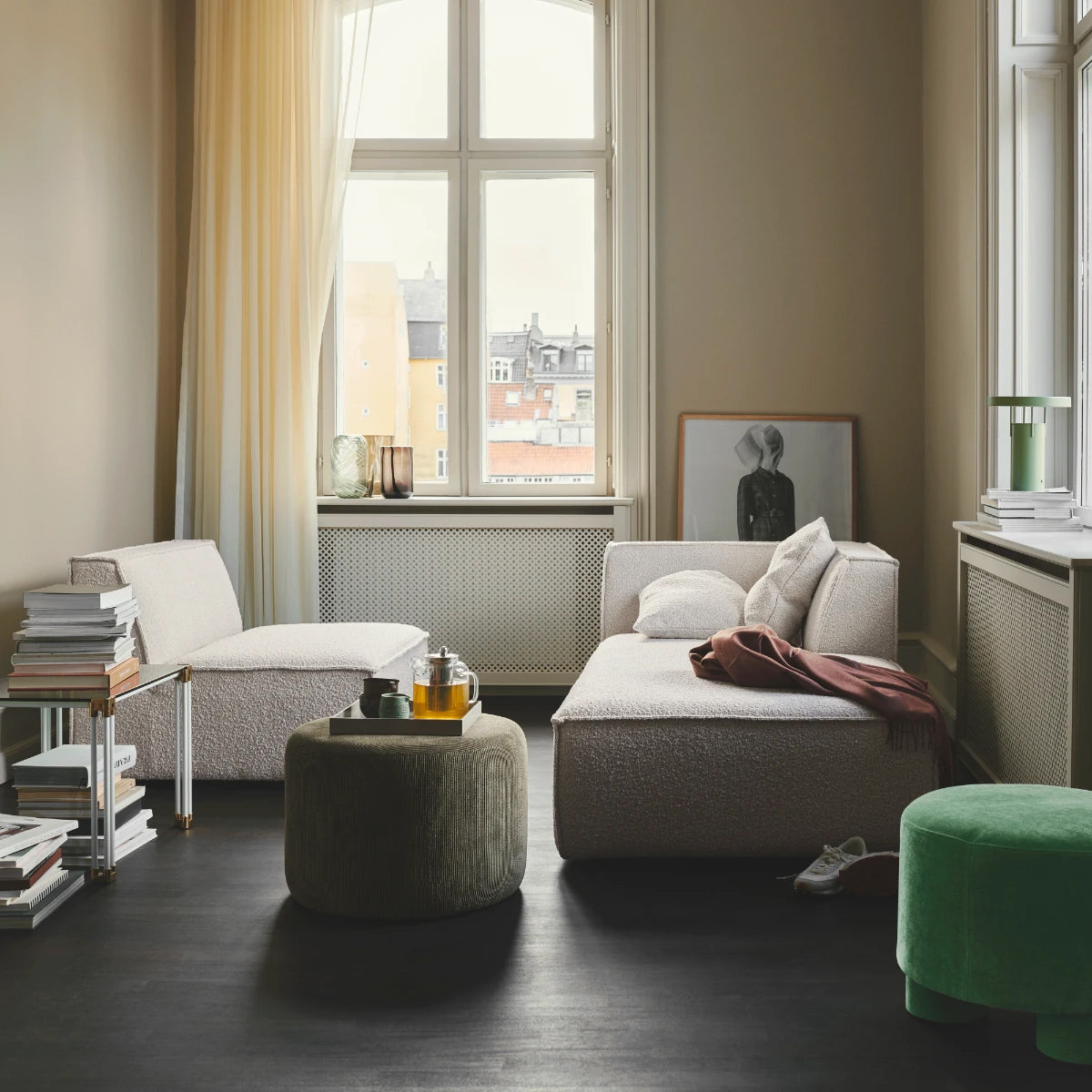 Dane 1 Seater Left Chaise Modular Sofa