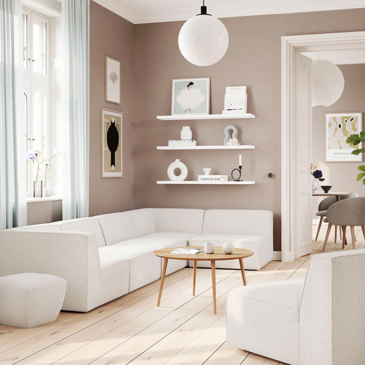 Dane 1 Seater Right Corner Modular Sofa