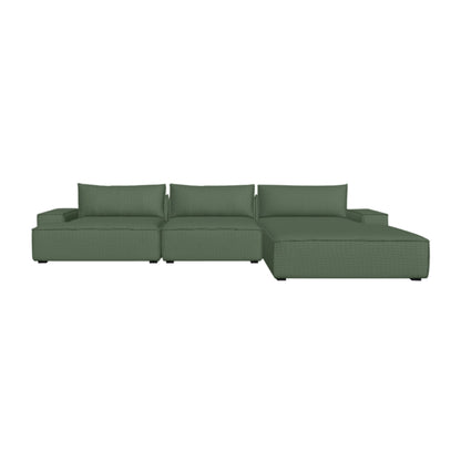 Daphne 3 Seater Modular Right Chaise Sofa