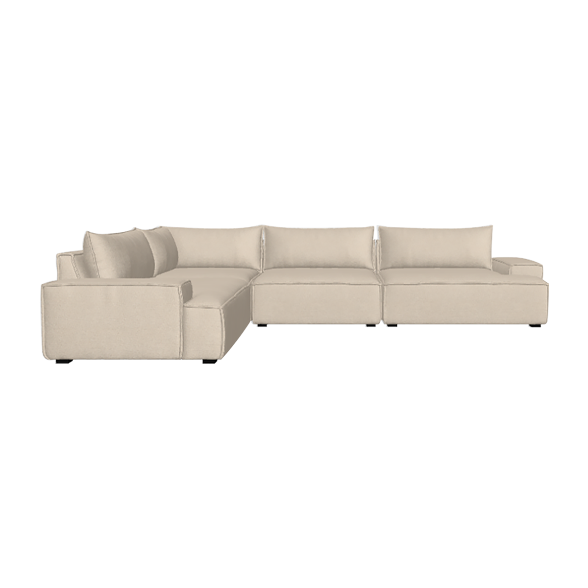 Daphne 4 Seater Modular Left Corner Sofa