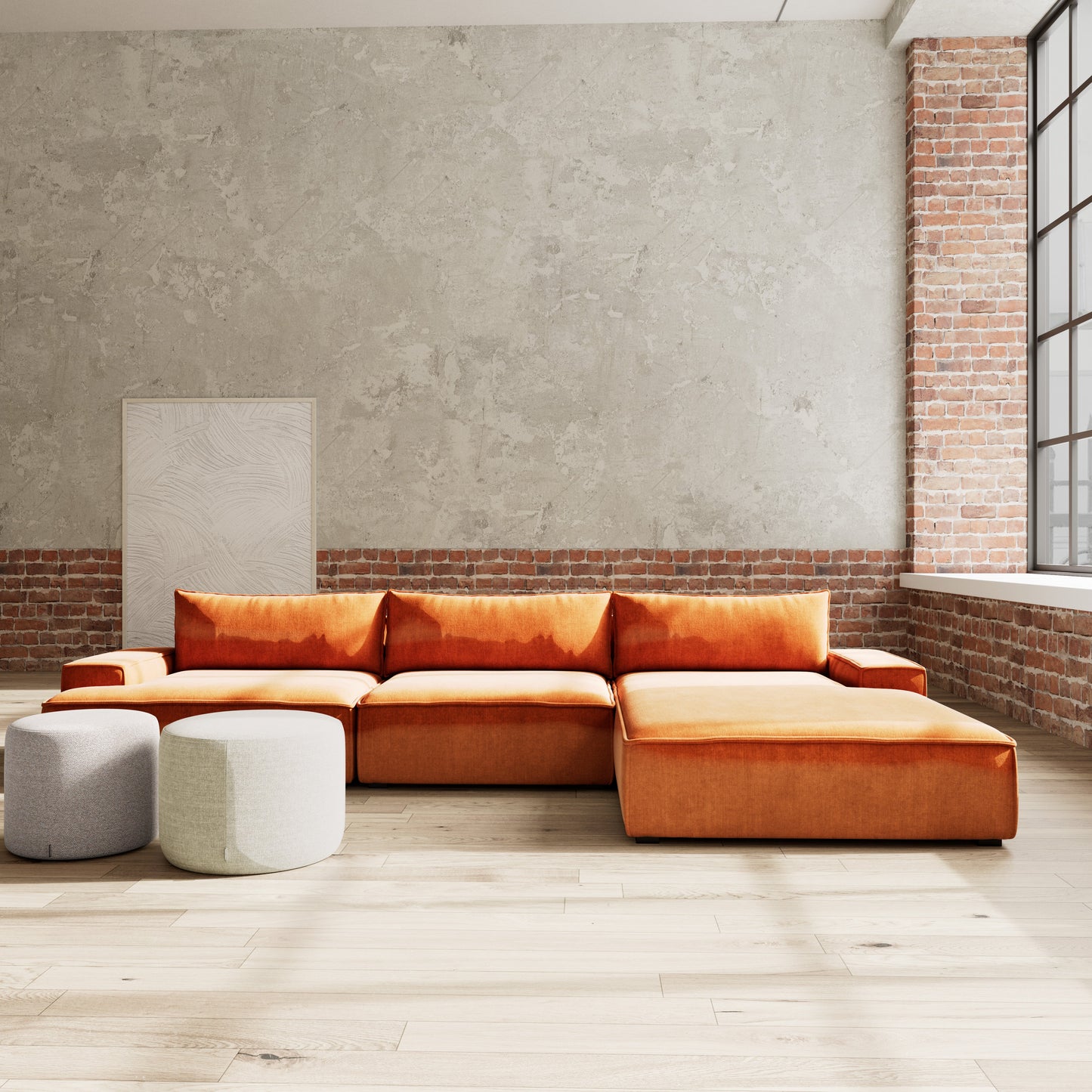 Daphne 1 Seater Right Arm Modular Sofa