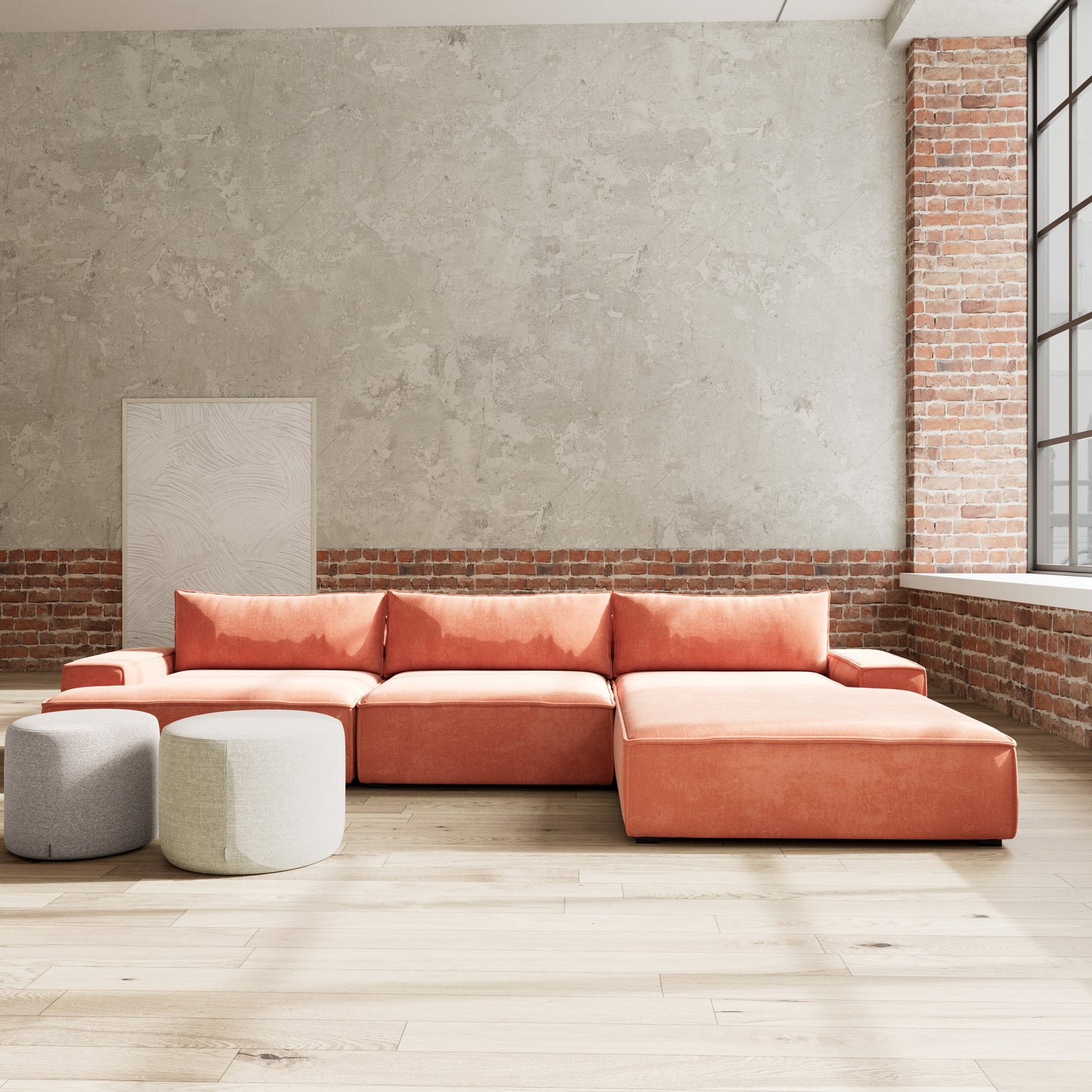 Daphne 1 Seater Right Arm Modular Sofa