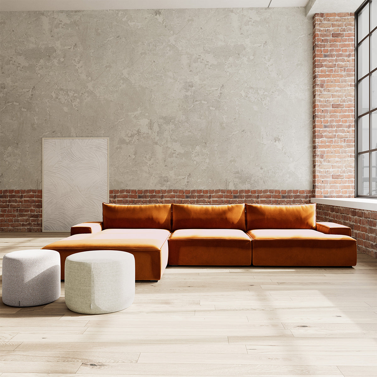 Daphne 1 Seater Left Arm Modular Sofa