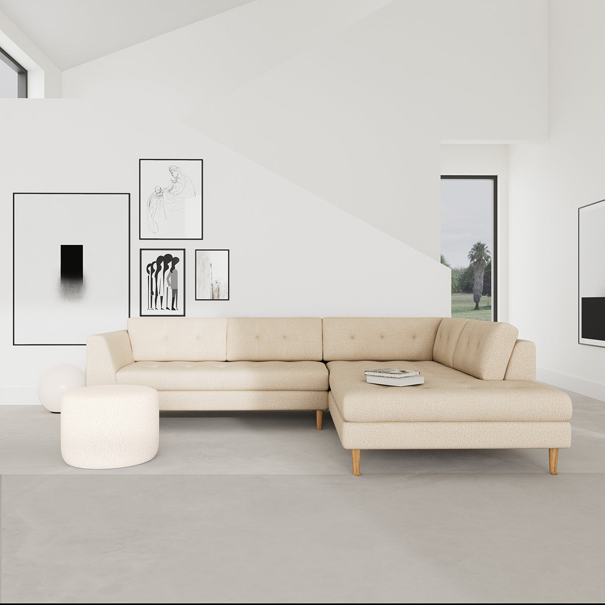 Nelson Right Corner Sofa