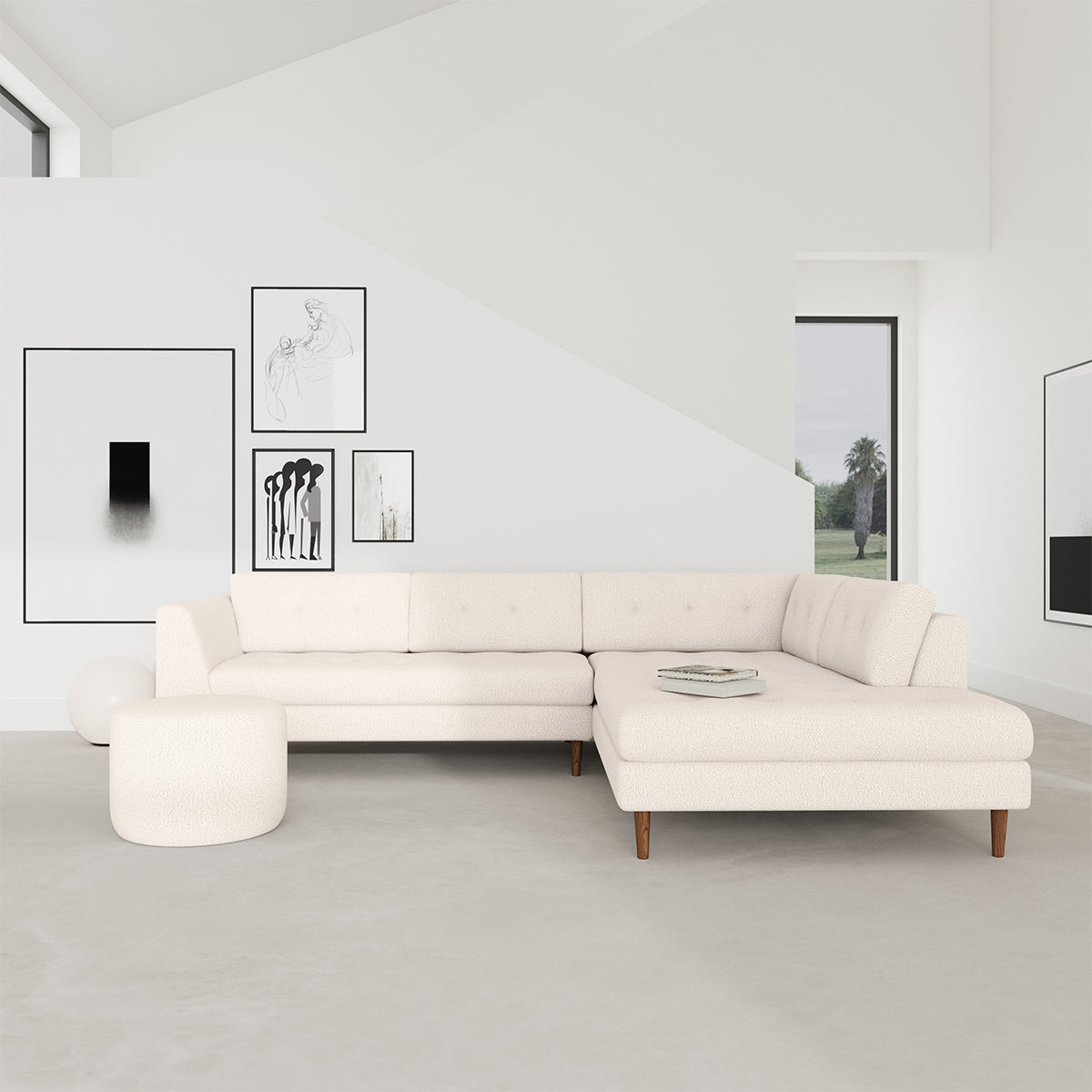 Nelson Right Corner Sofa