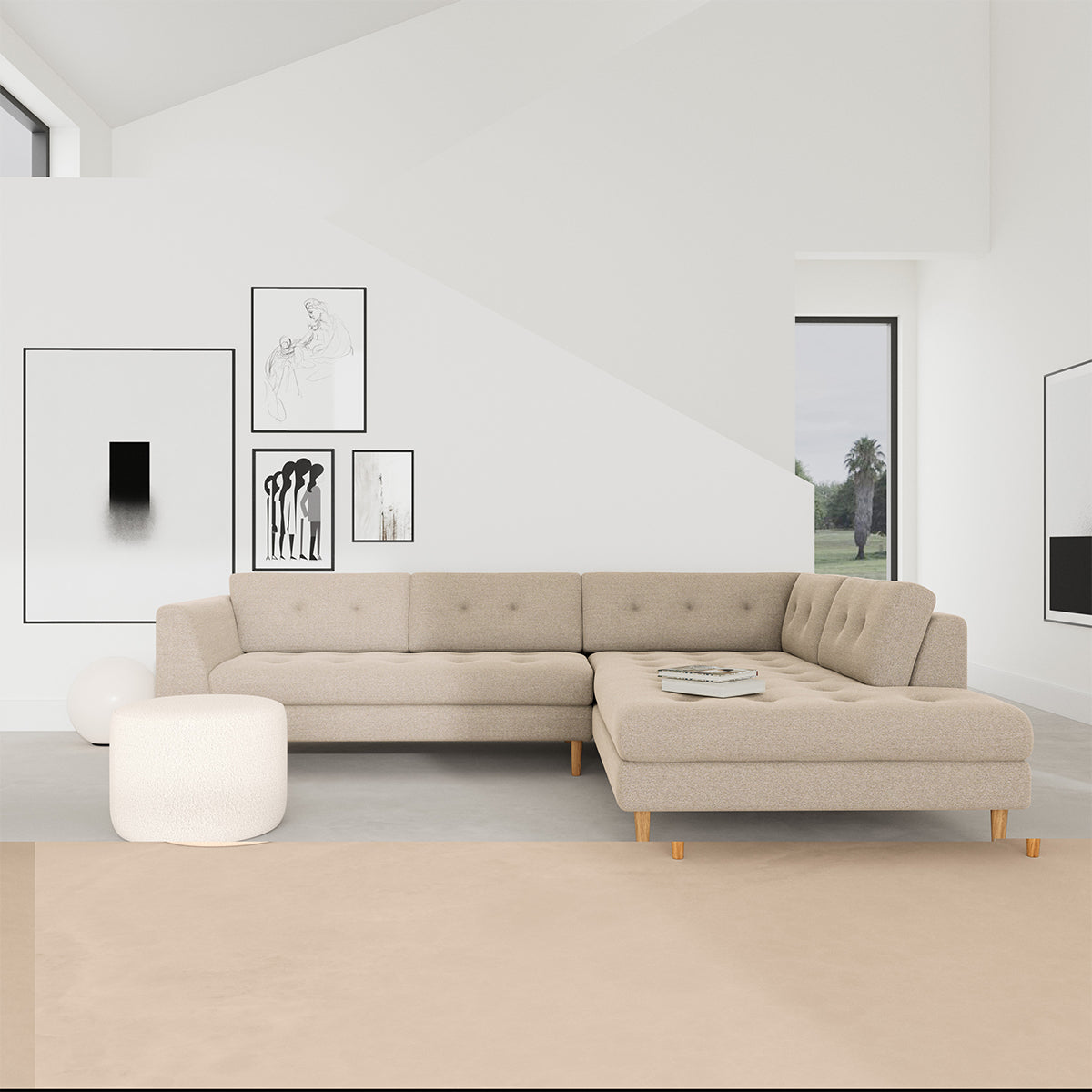 Nelson Right Corner Sofa