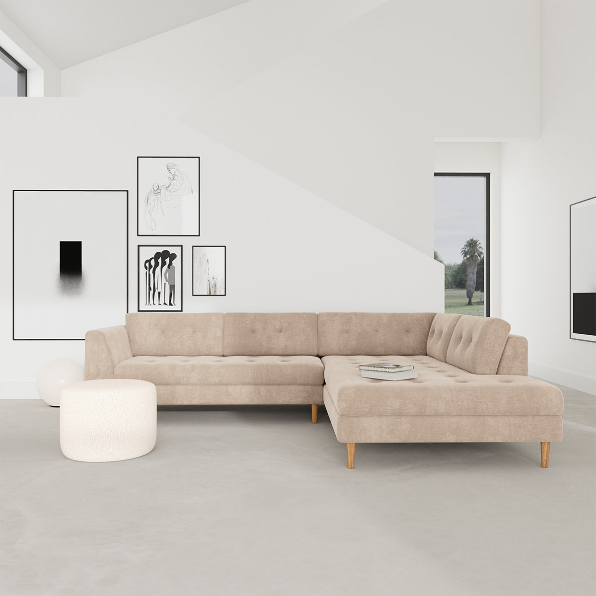 Nelson Right Corner Sofa