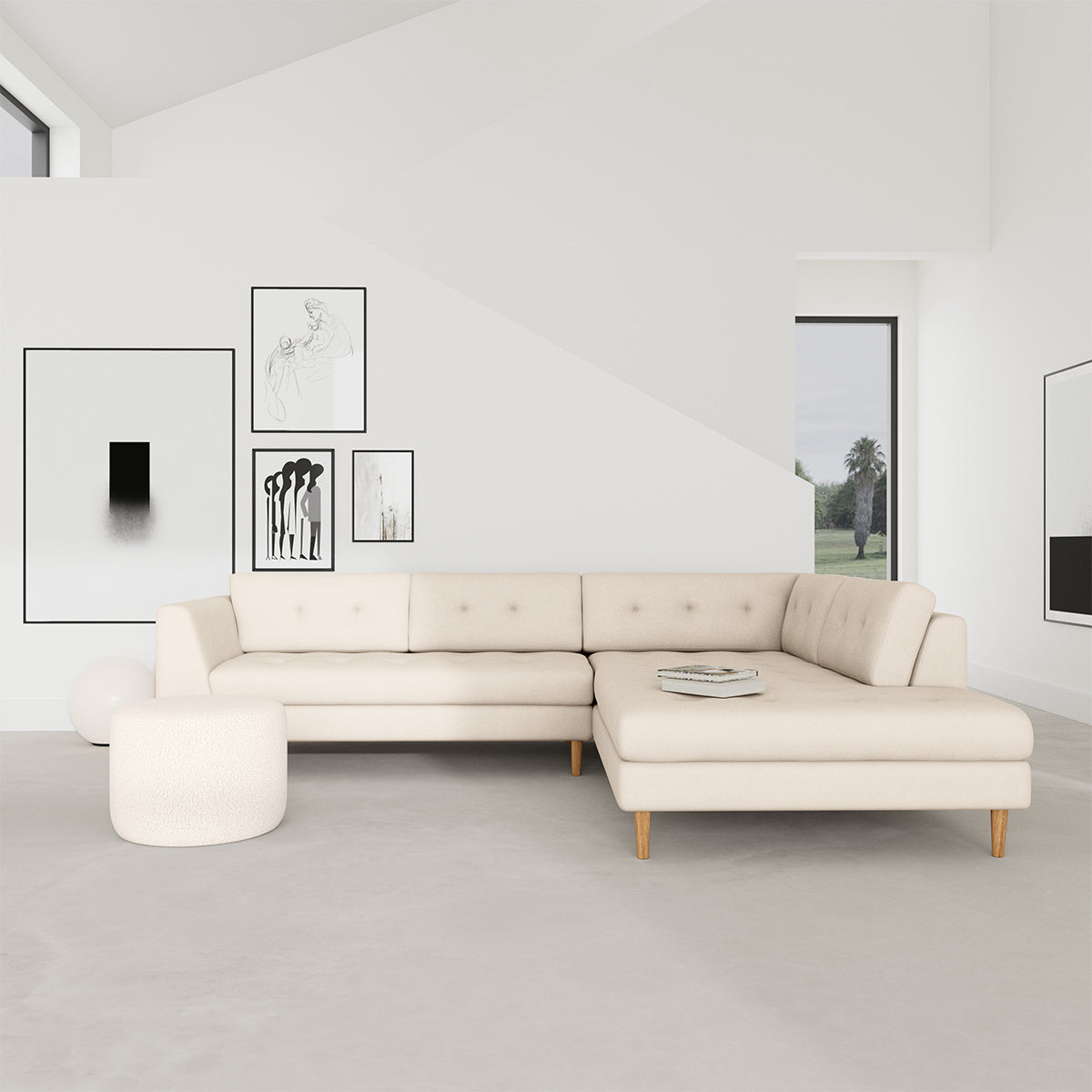 Nelson Right Corner Sofa