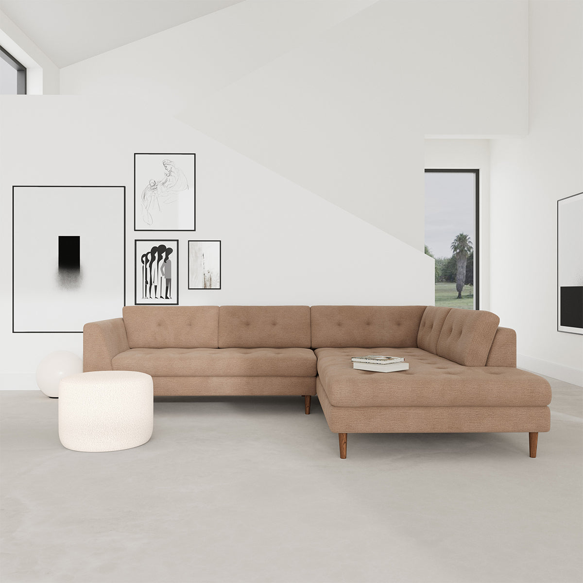 Nelson Right Corner Sofa