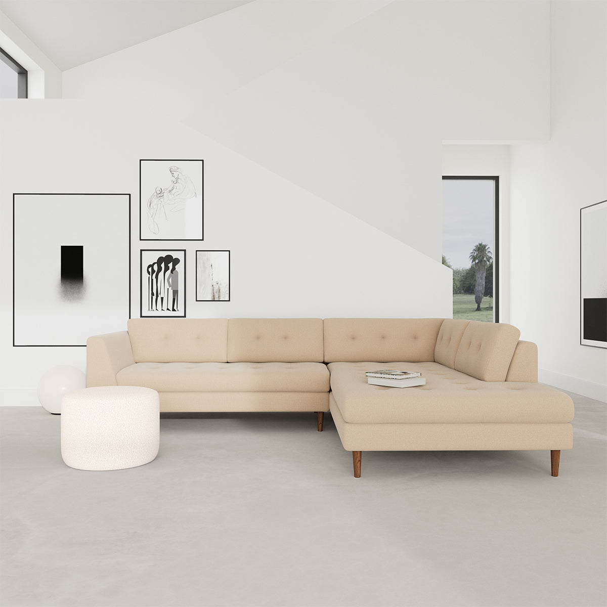 Nelson Right Corner Sofa