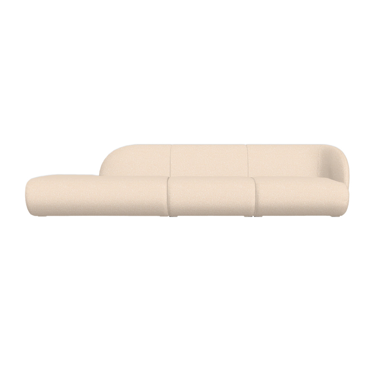Paula 3 Seater Modular Left Chaise Sofa