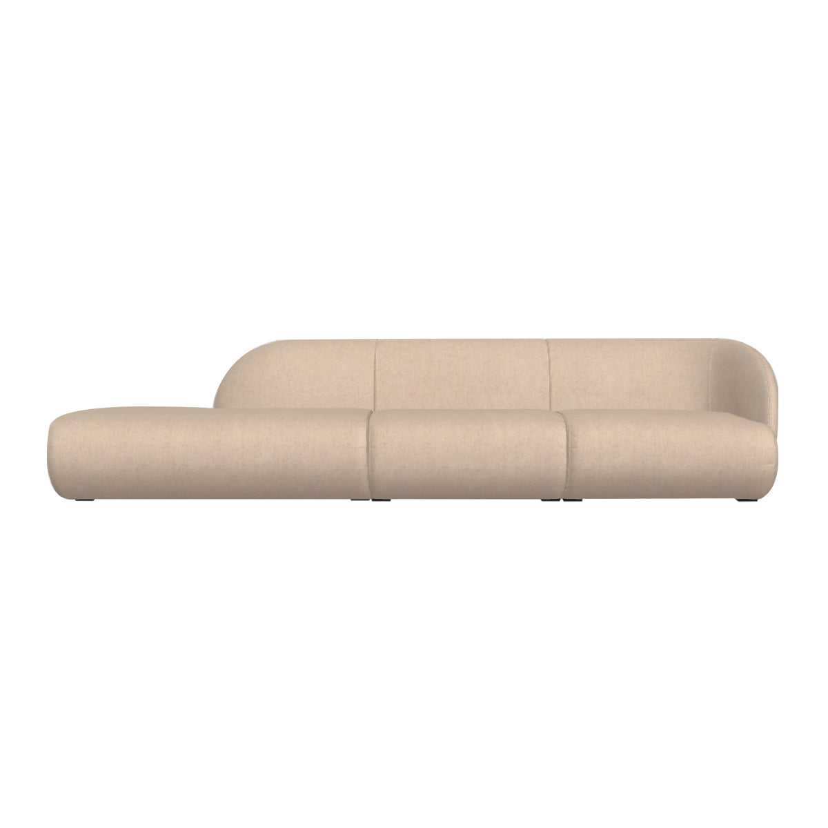 Paula 3 Seater Modular Left Chaise Sofa
