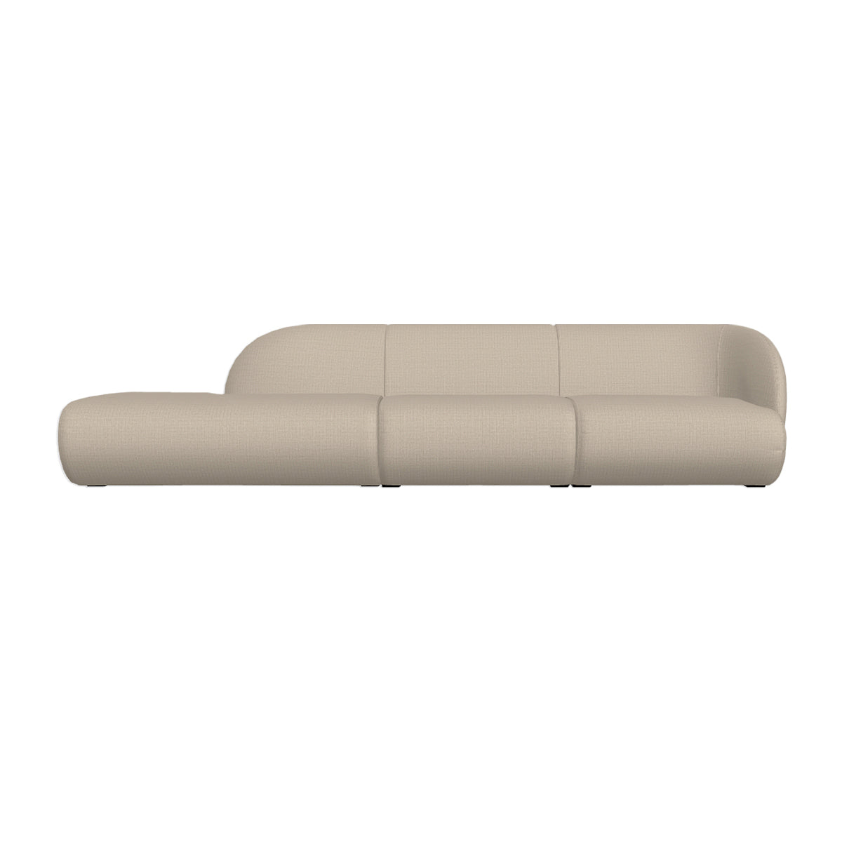 Paula 3 Seater Modular Left Chaise Sofa