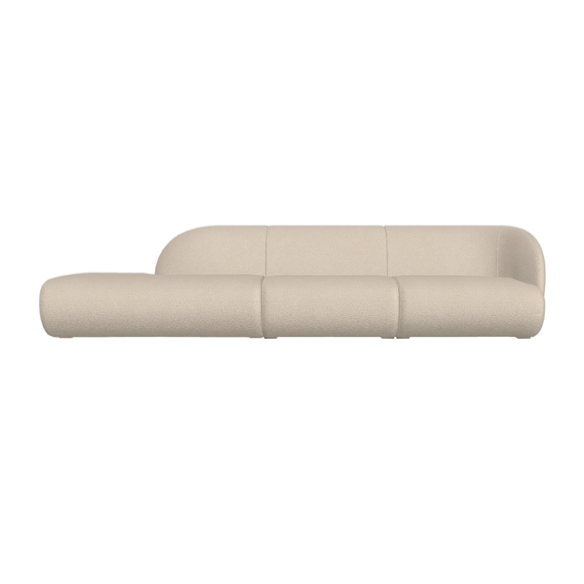Paula 3 Seater Modular Left Chaise Sofa