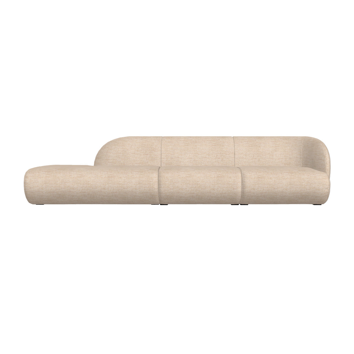 Paula 3 Seater Modular Left Chaise Sofa