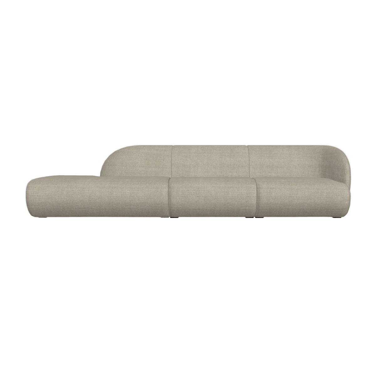 Paula 3 Seater Modular Left Chaise Sofa
