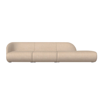 Paula 3 Seater Modular Right Chaise Sofa