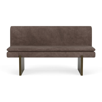 Umi Dark Walnut Dining Sofa