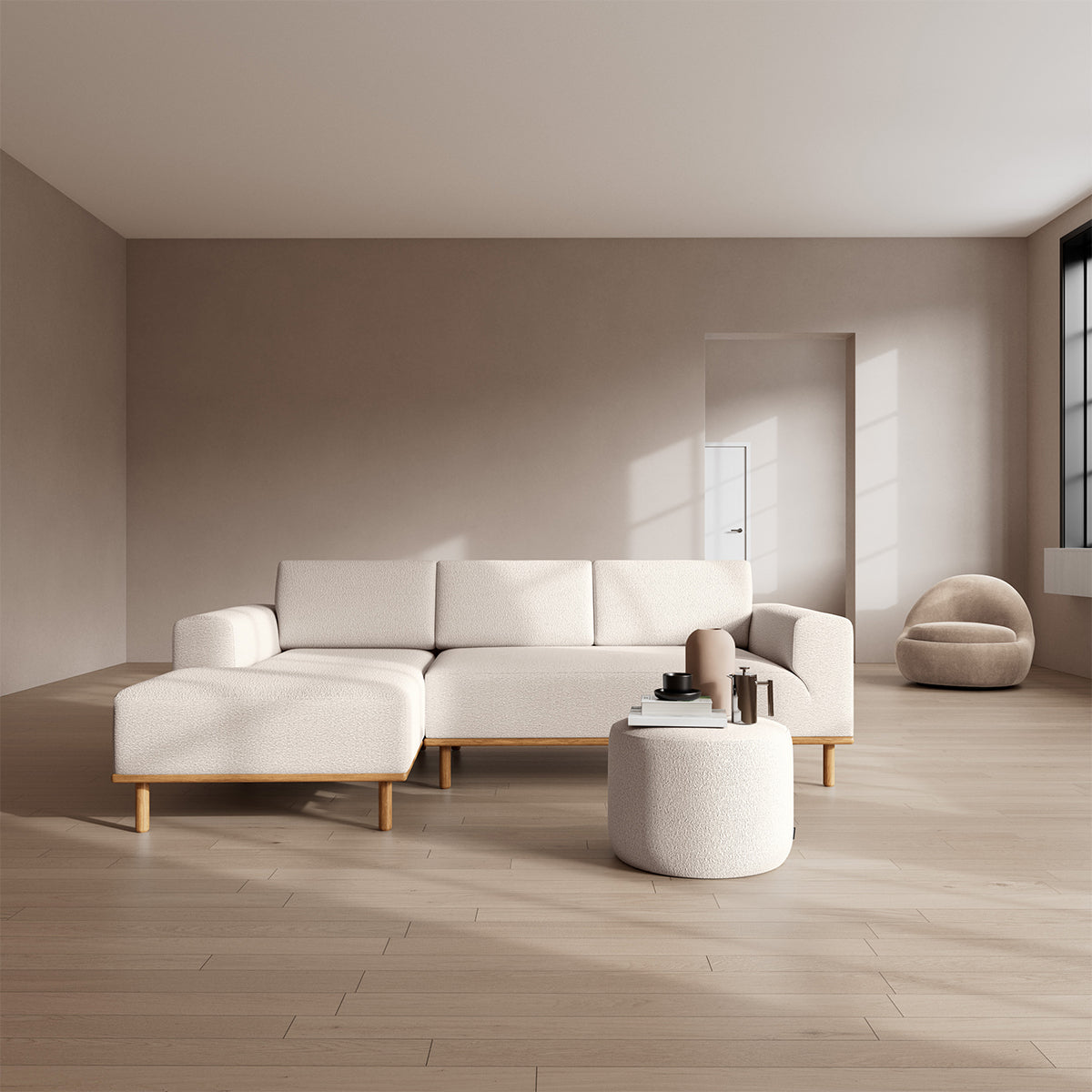 Vilmar Left Chaise Sofa