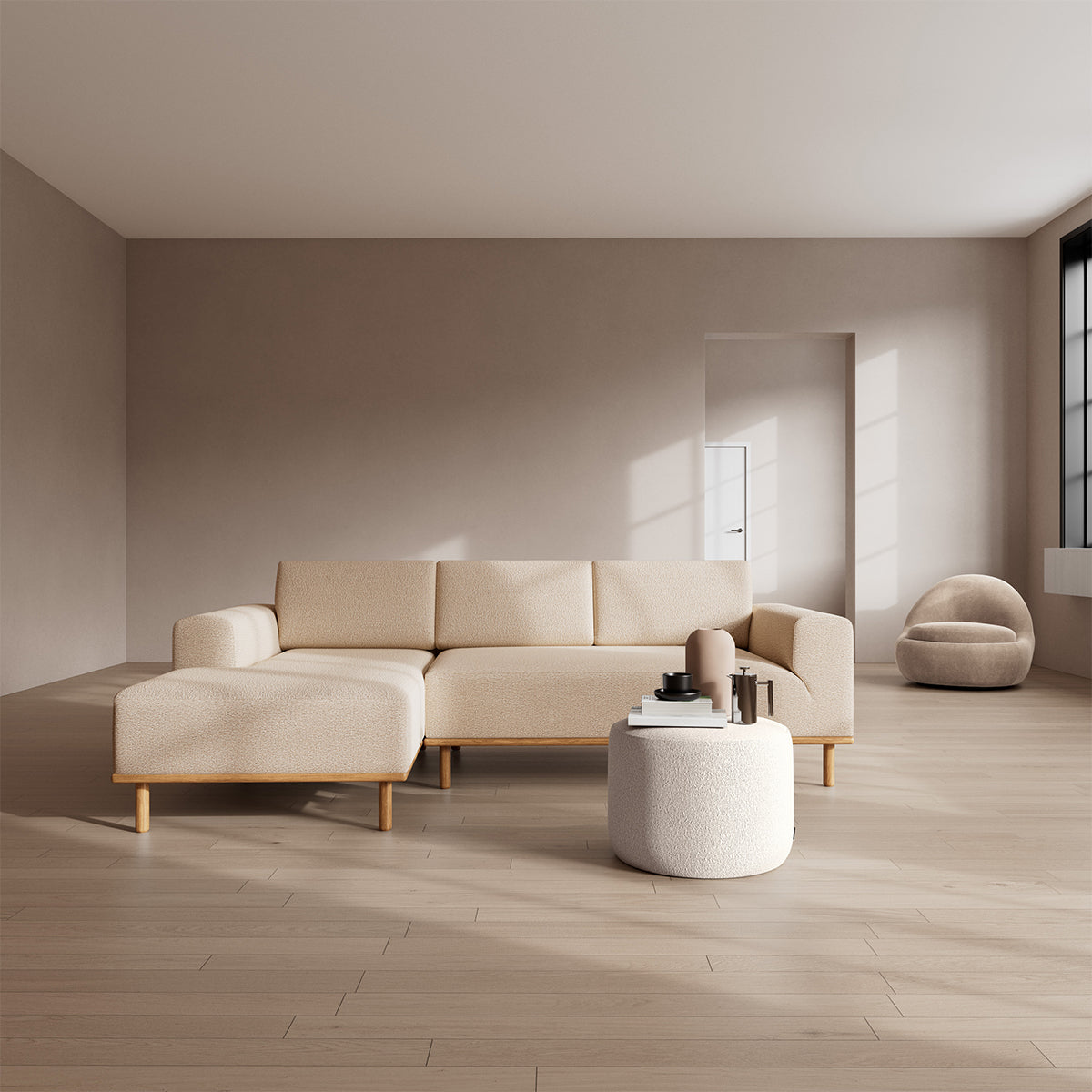 Vilmar Left Chaise Sofa