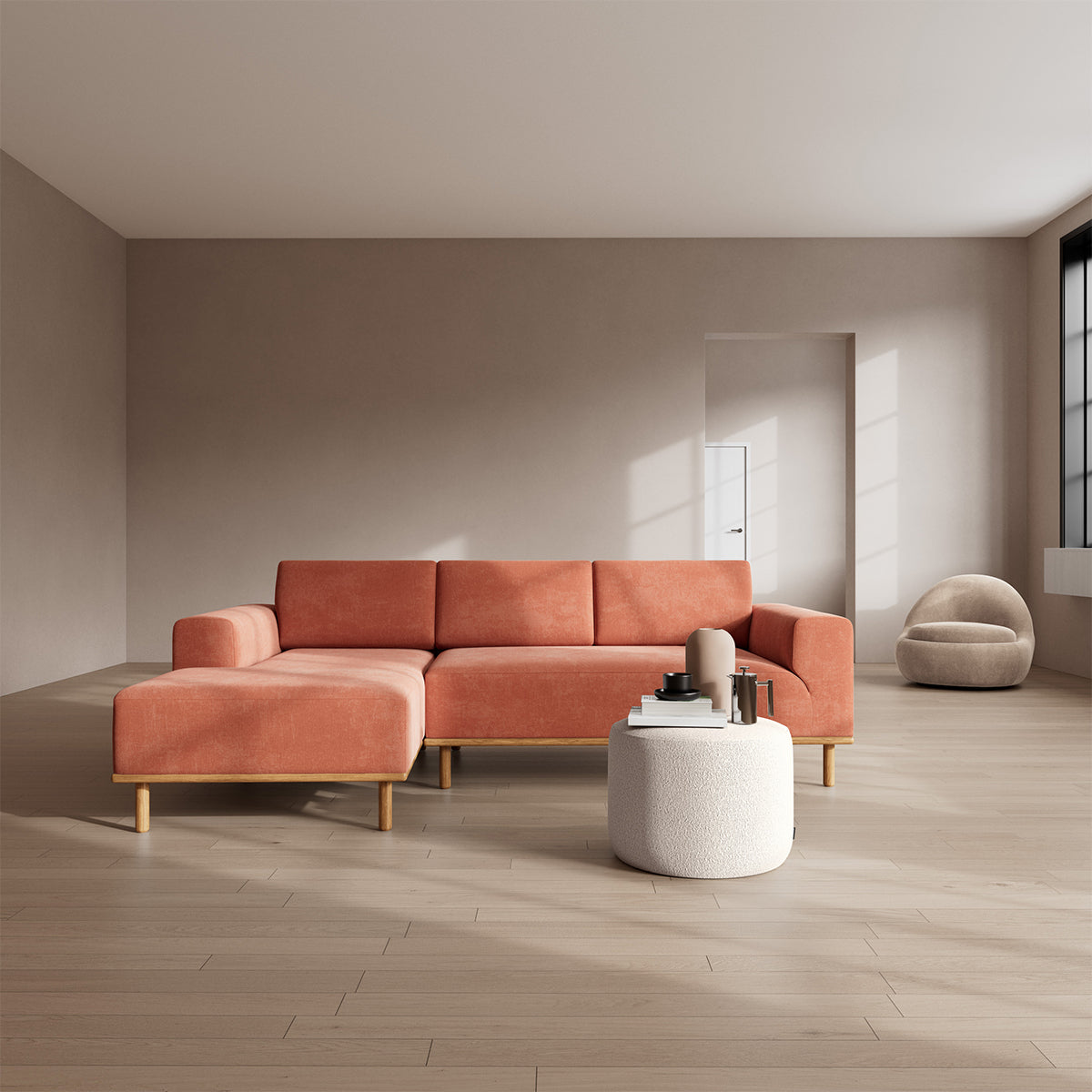 Vilmar Left Chaise Sofa