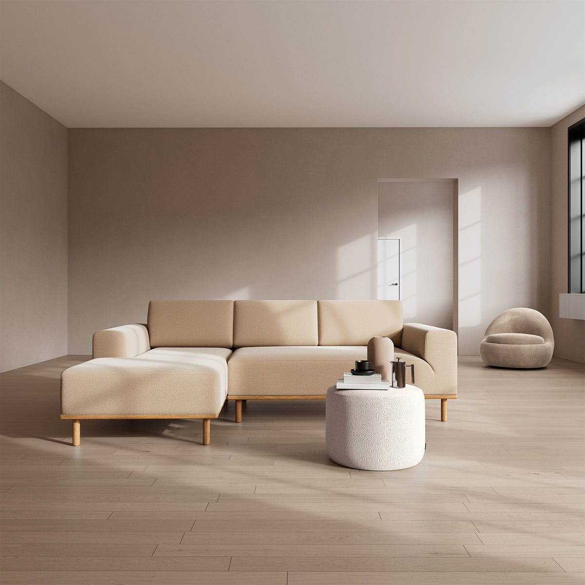 Vilmar Left Chaise Sofa