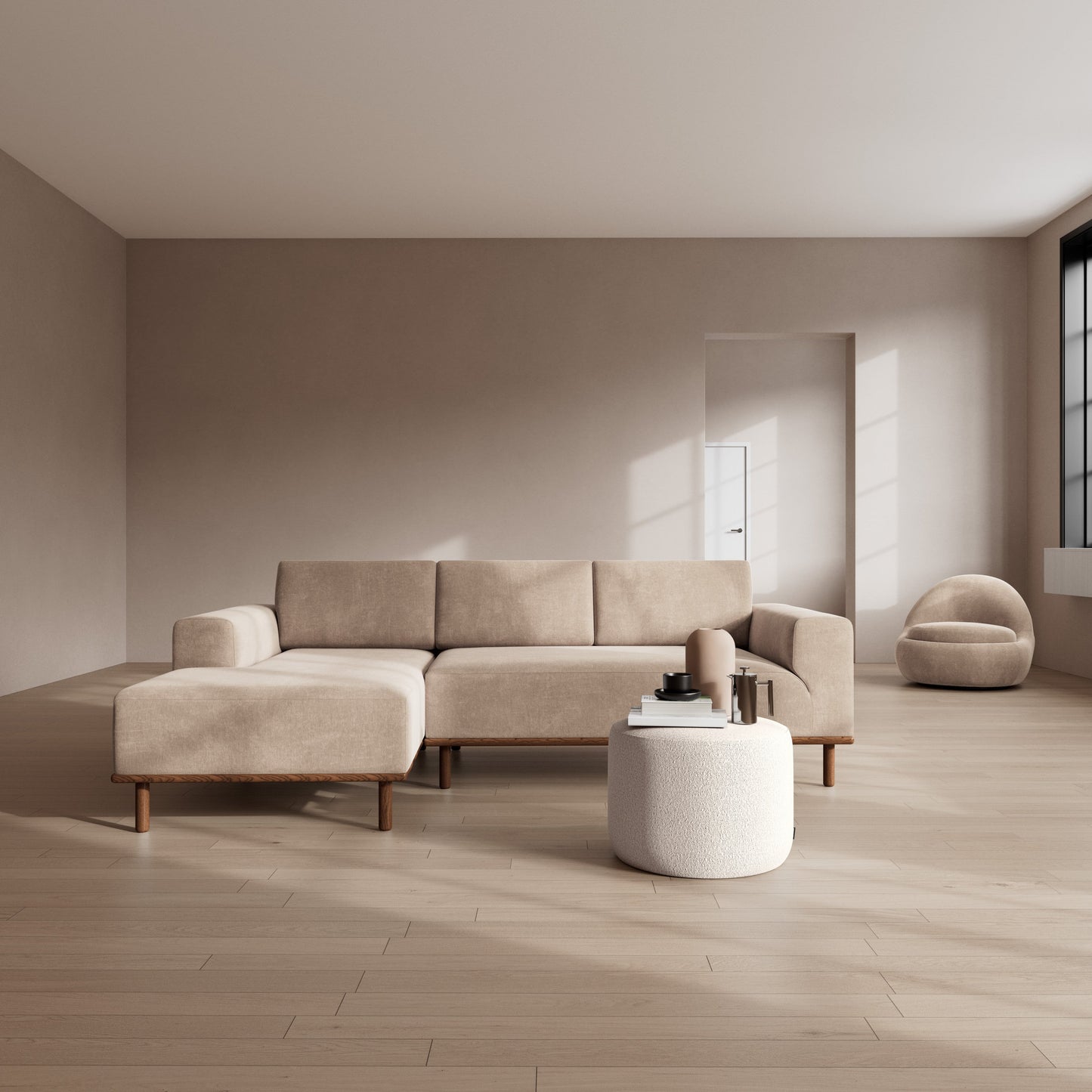 Vilmar Left Chaise Sofa