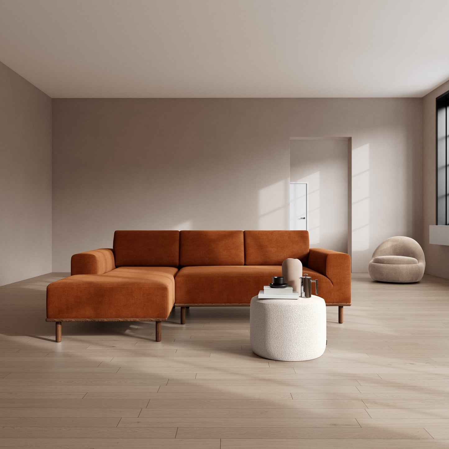 Vilmar Left Chaise Sofa