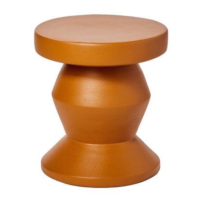 Pedestal Side Table (Tan)