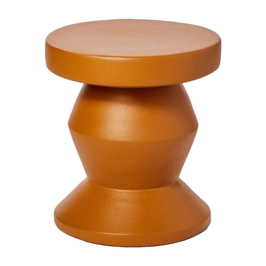 Pedestal Side Table (Tan)